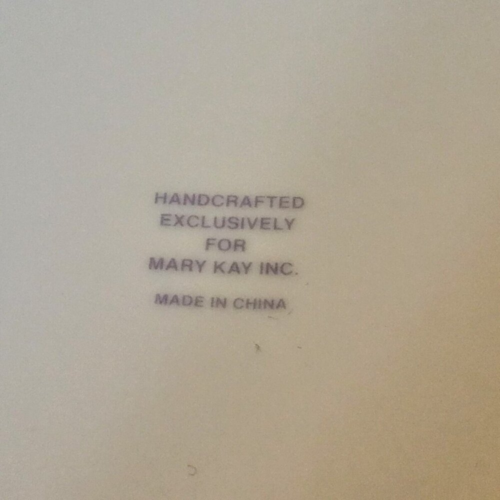 2 Mary Kay MK Salad Plates Inspirational Words to Live by 8" sentiment promotion - Picture 6 of 7